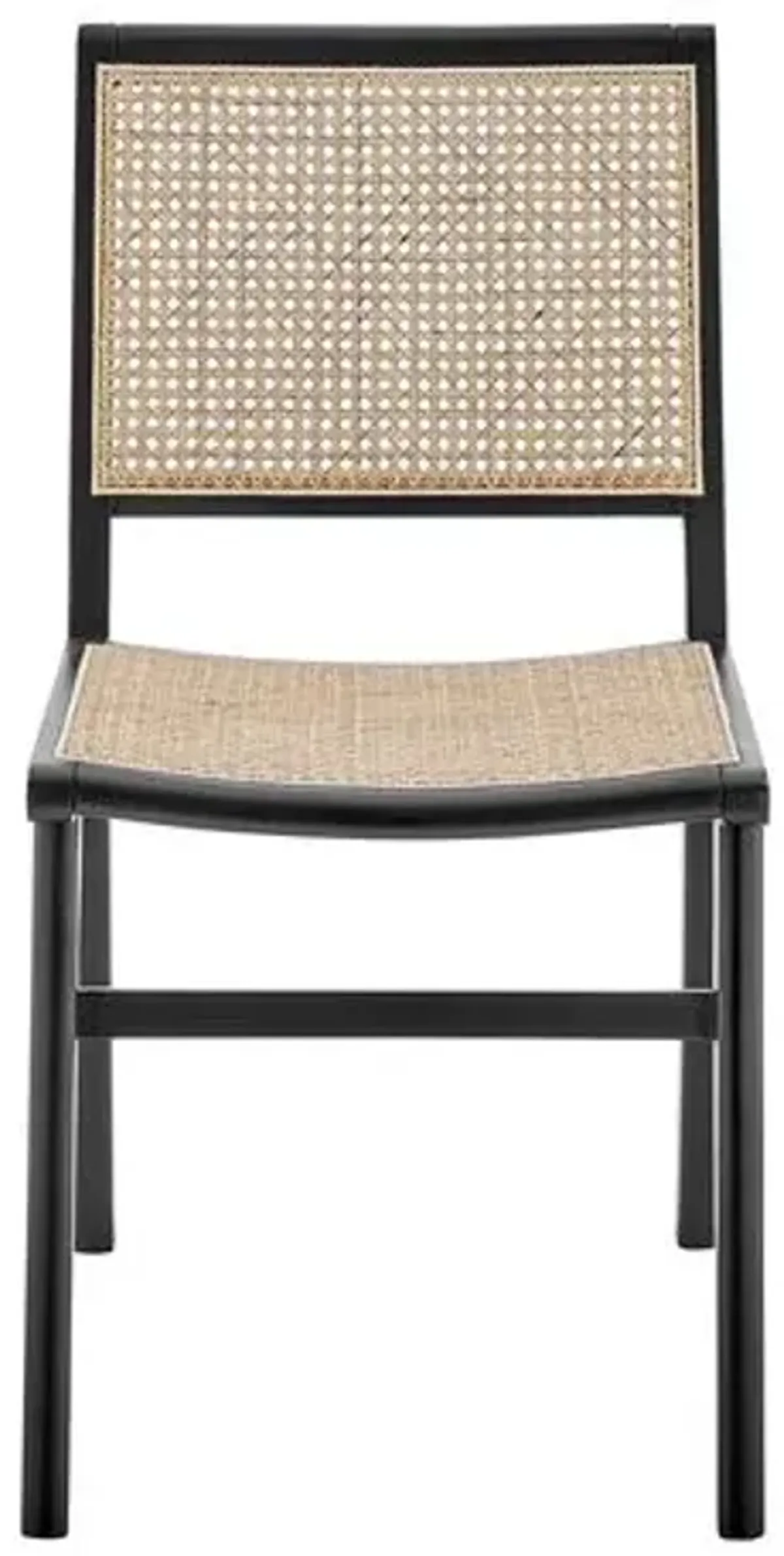 Harlow Cane Side Chair - Black