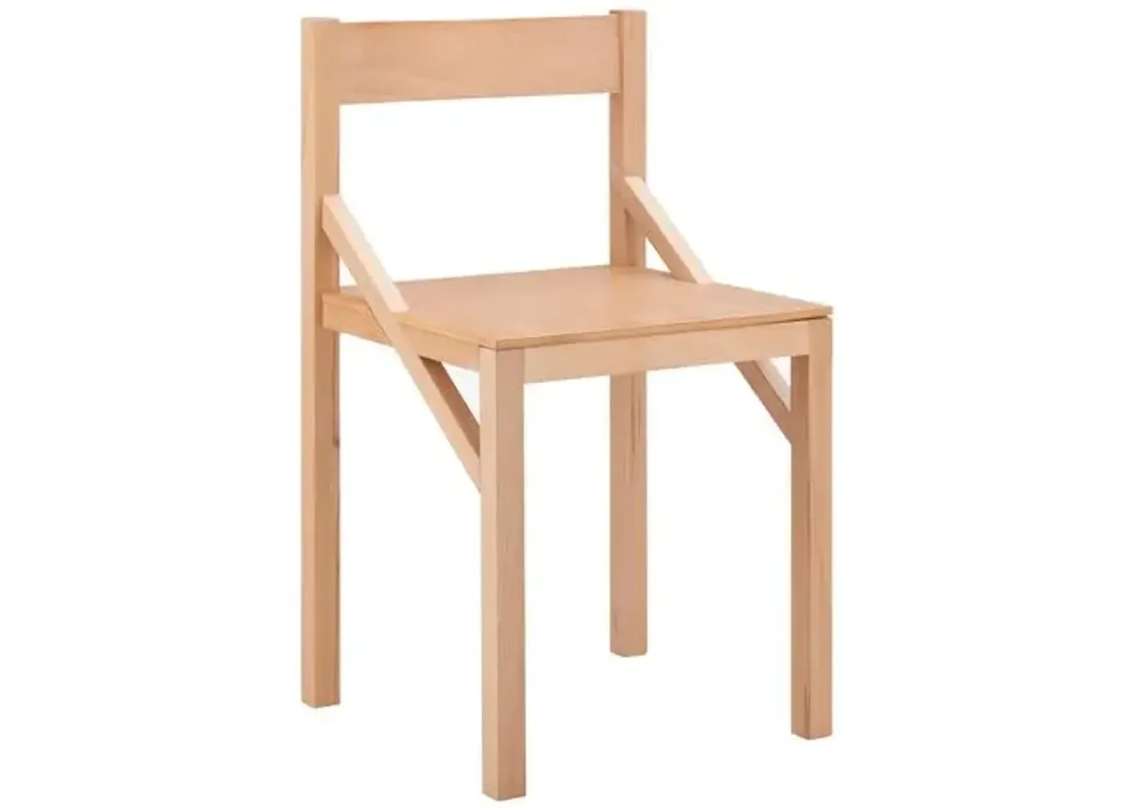 Maye Curve Side Chair - Beige