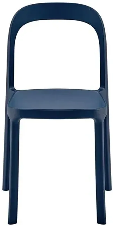 Set of 2 Clemmie Indoor/Outdoor Side Chairs - Blue