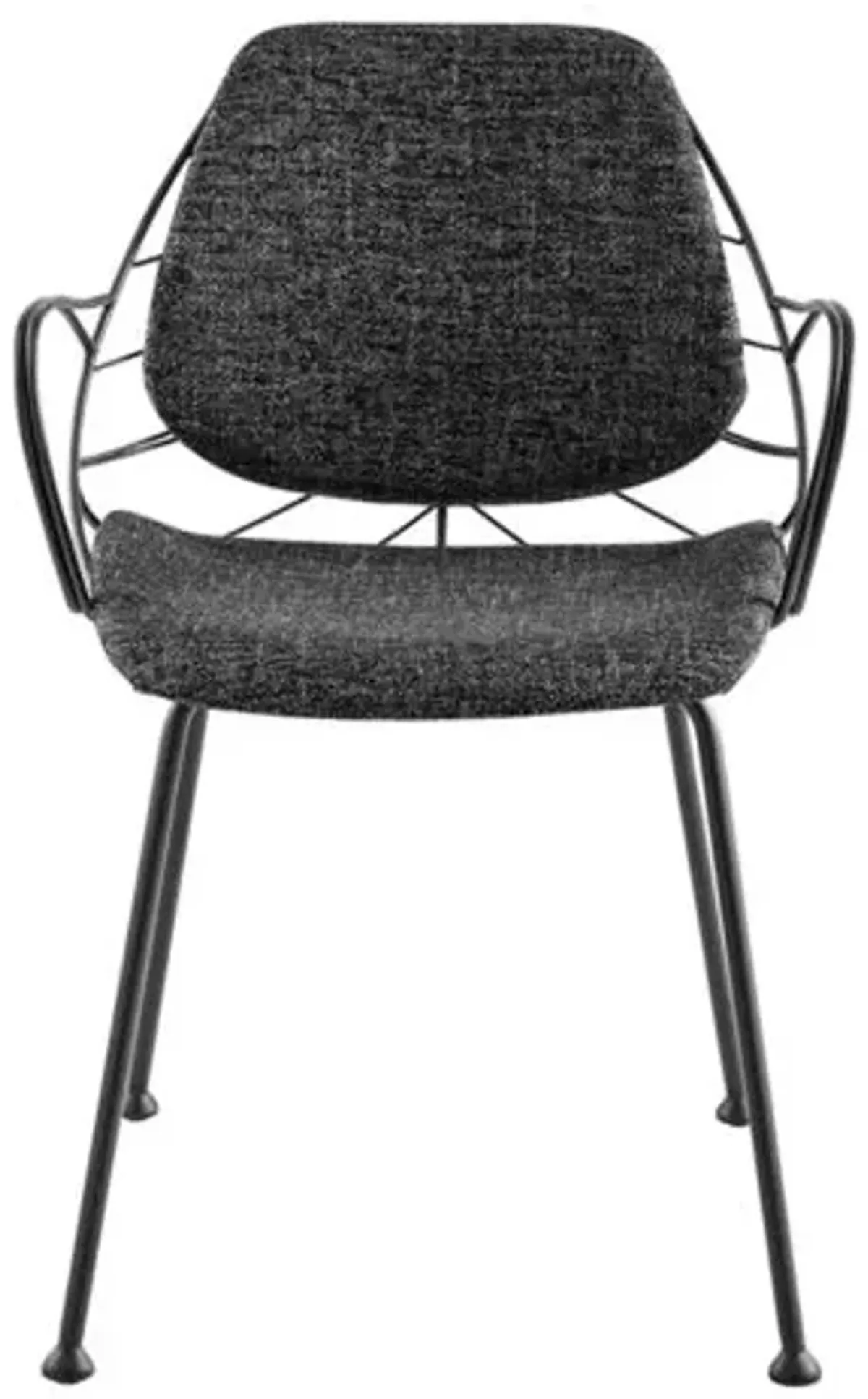 Set of 2 Florine Armchairs - Black