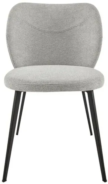 Set of 2 Caspia Side Chairs - Gray