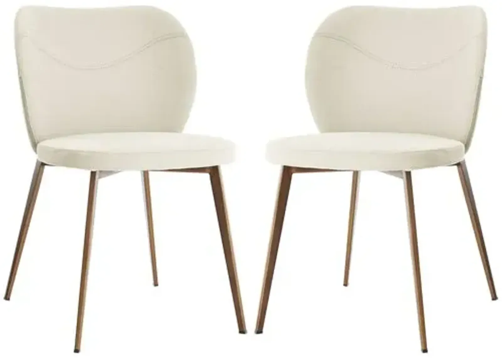 Set of 2 Caspia Side Chairs - Beige