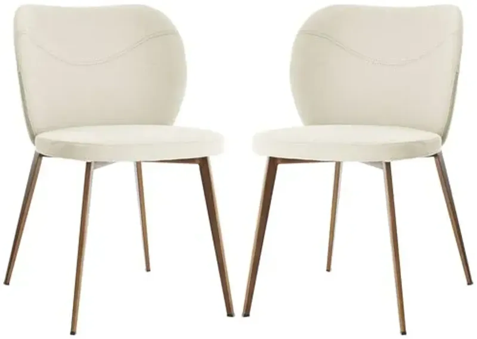 Set of 2 Caspia Side Chairs - Beige