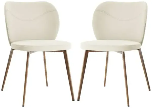 Set of 2 Caspia Side Chairs - Beige