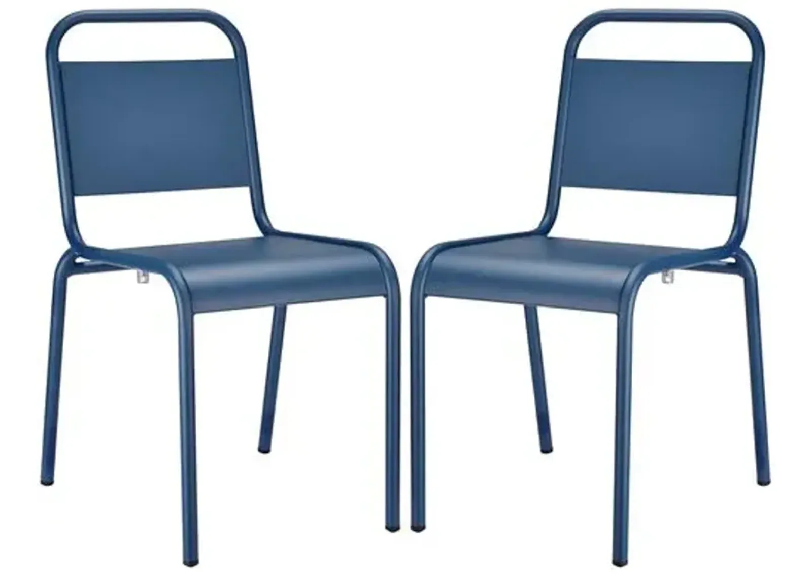 Set of 2 Terrafirma Outdoor Side Chairs - Blue