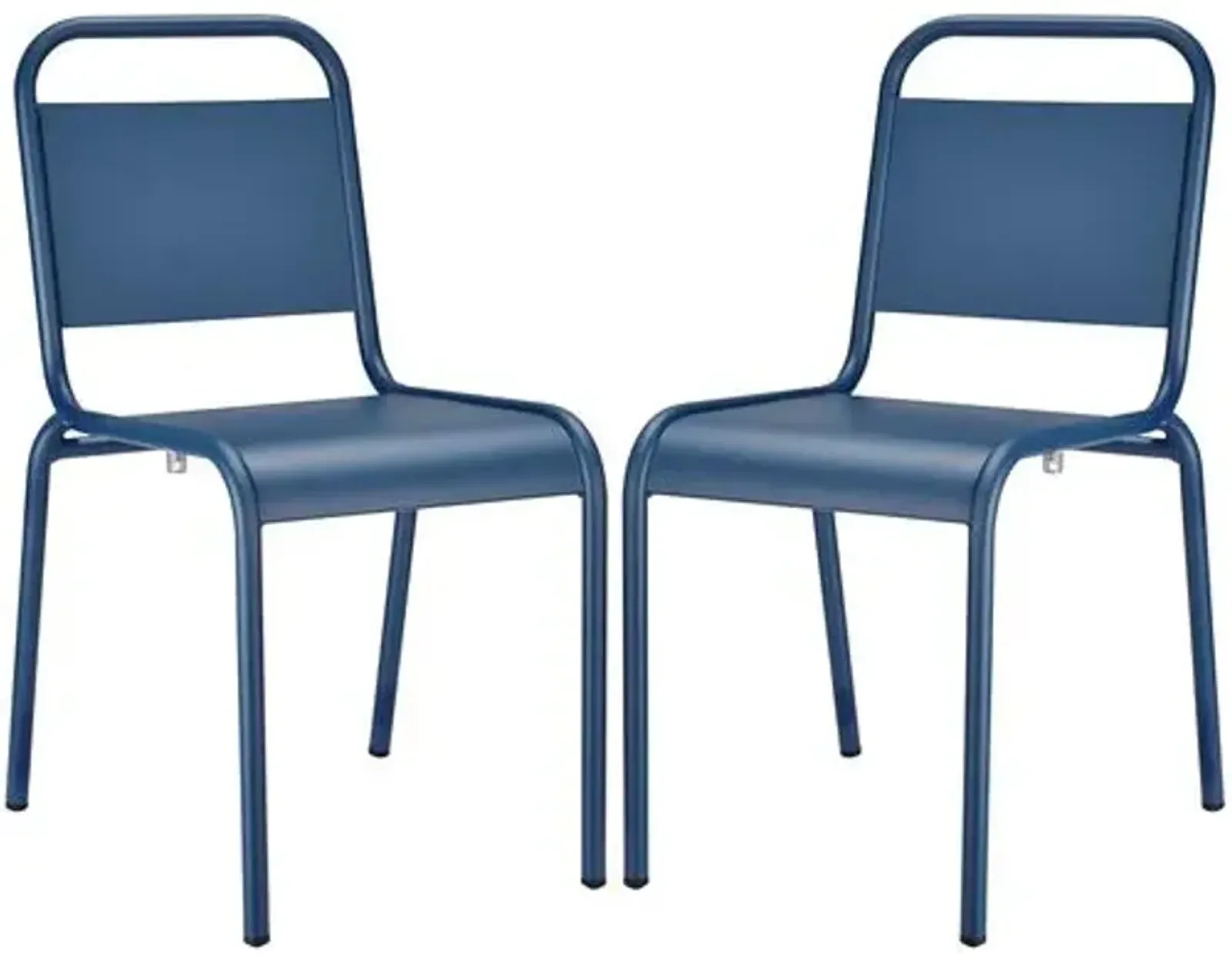 Set of 2 Terrafirma Outdoor Side Chairs - Blue