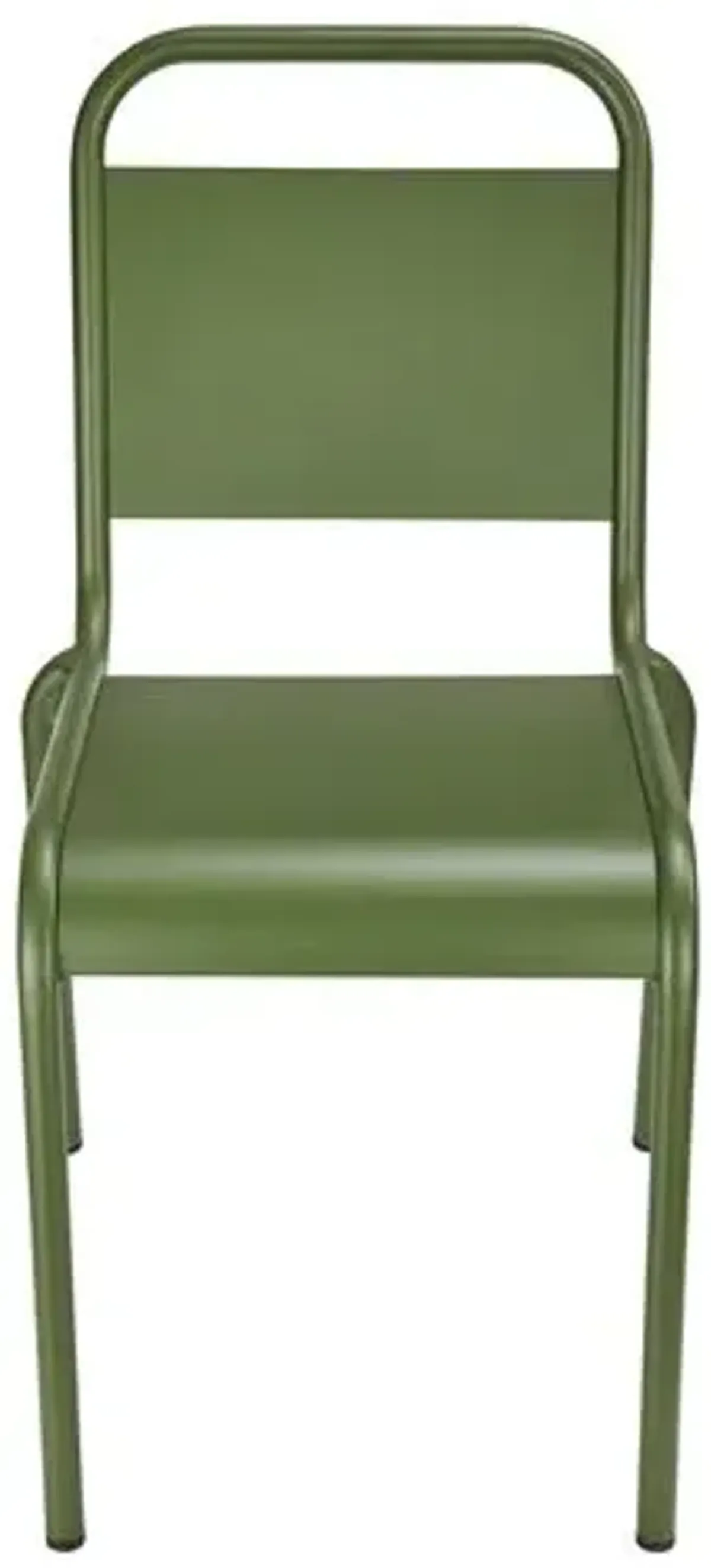 Set of 2 Terrafirma Outdoor Side Chairs - Green