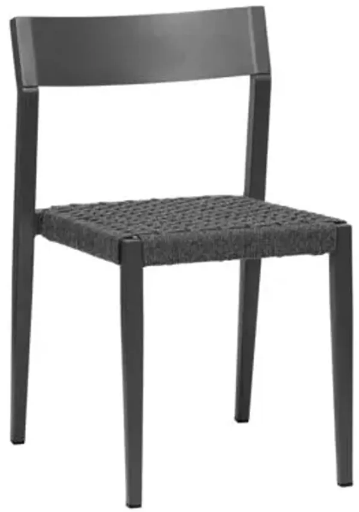 Set of 2 Graystone Outdoor Rope Side Chairs - Gray