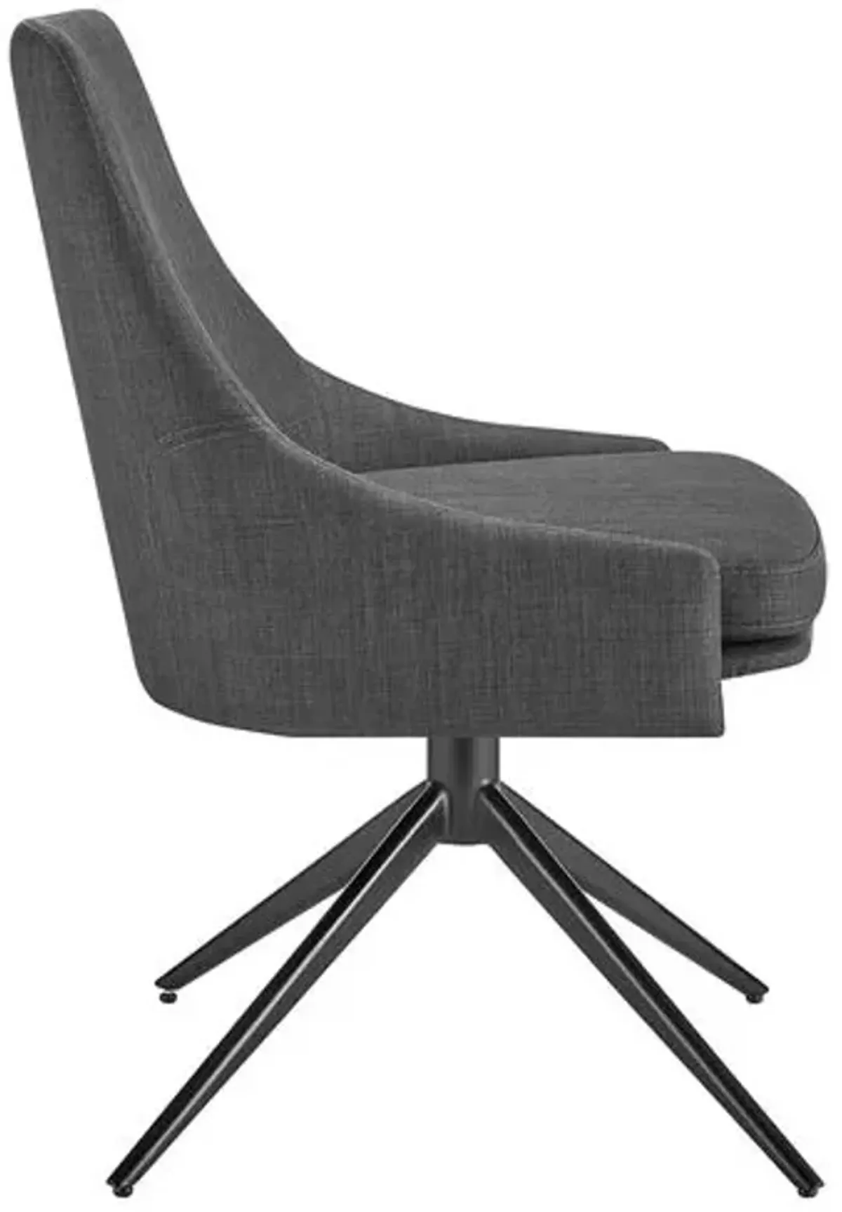 Hygge Twist Swivel Side Chair - Gray