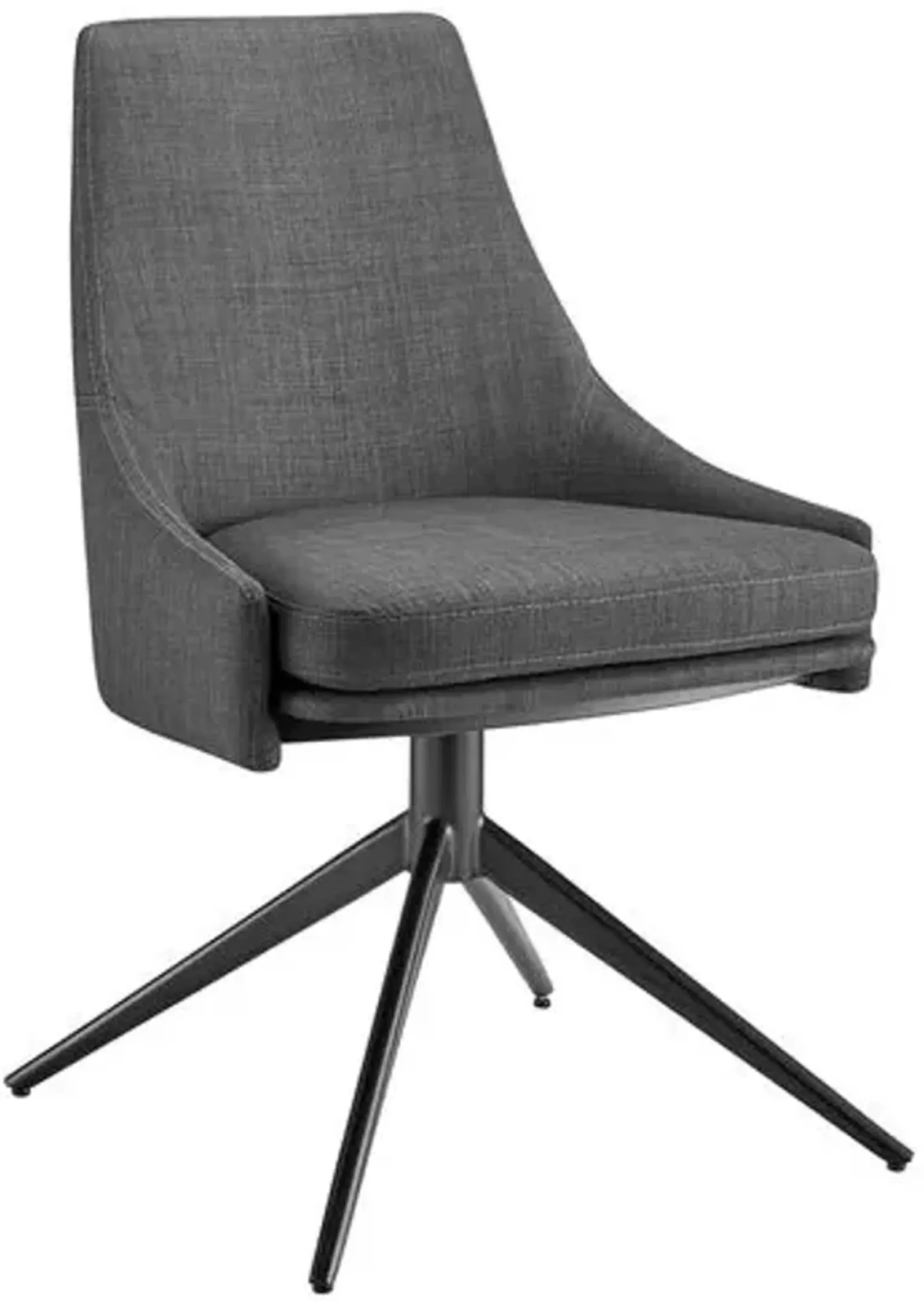 Hygge Twist Swivel Side Chair - Gray