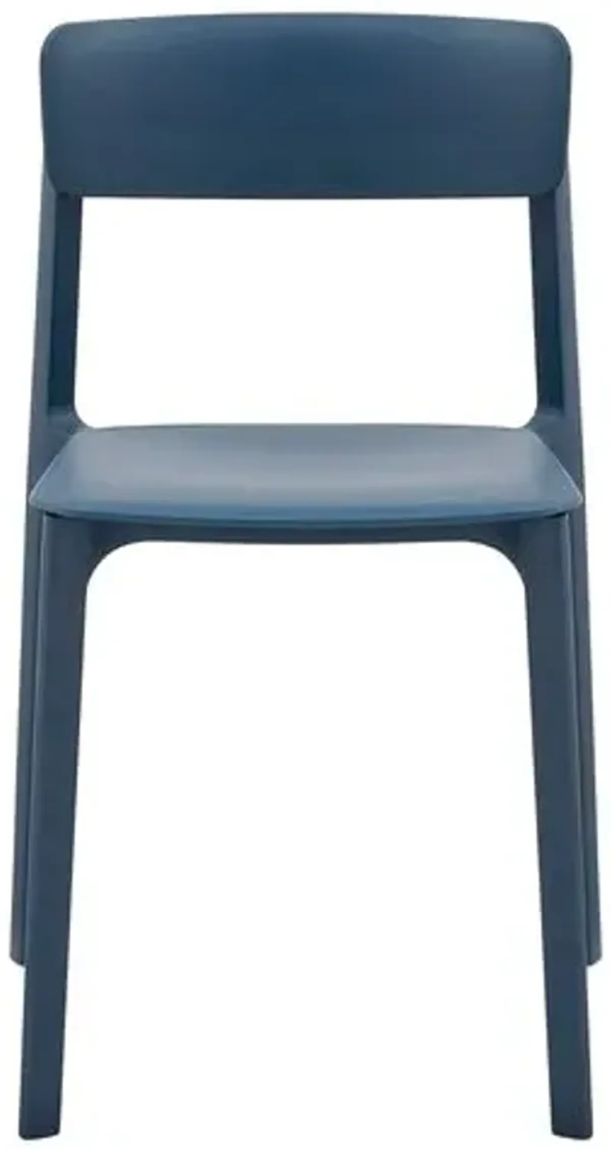 Set of 2 Perri Indoor/Outdoor Side Chairs - Blue