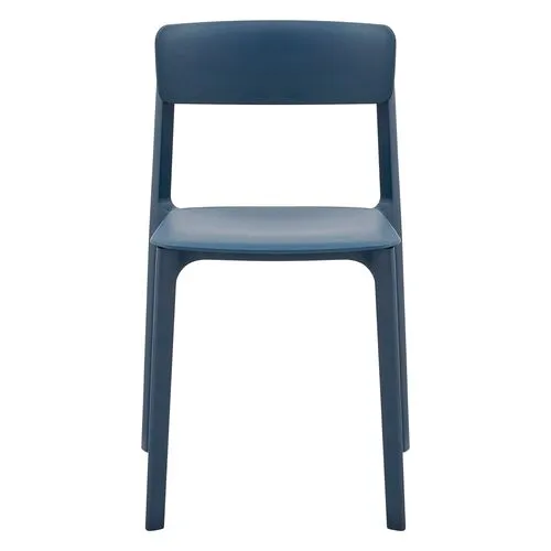 Set of 2 Perri Indoor/Outdoor Side Chairs - Blue