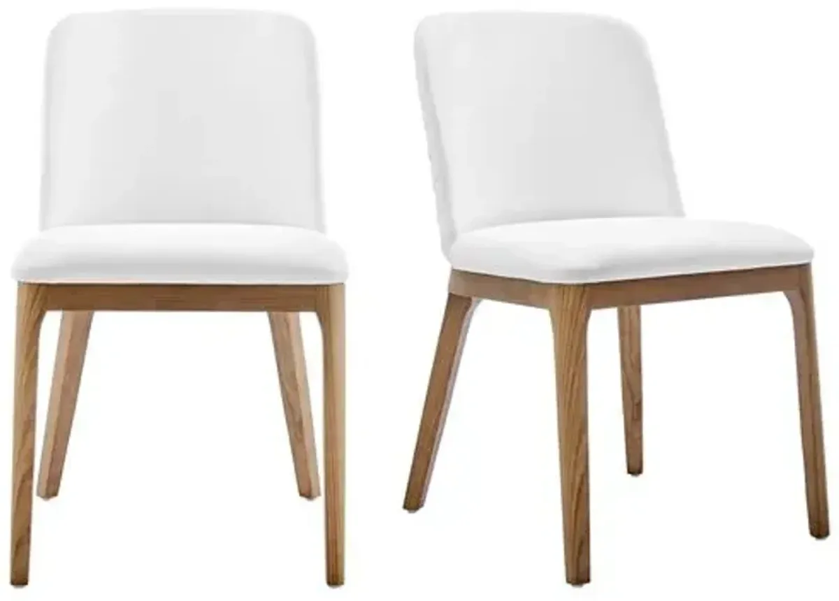 Set of 2 Quinnland Side Chairs - White