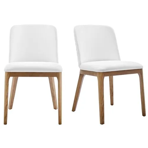 Set of 2 Quinnland Side Chairs - White