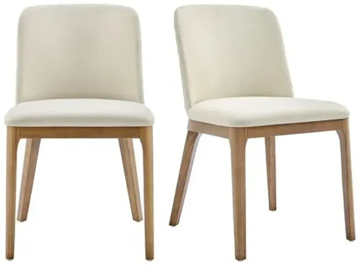 Set of 2 Quinnland Side Chairs - Beige