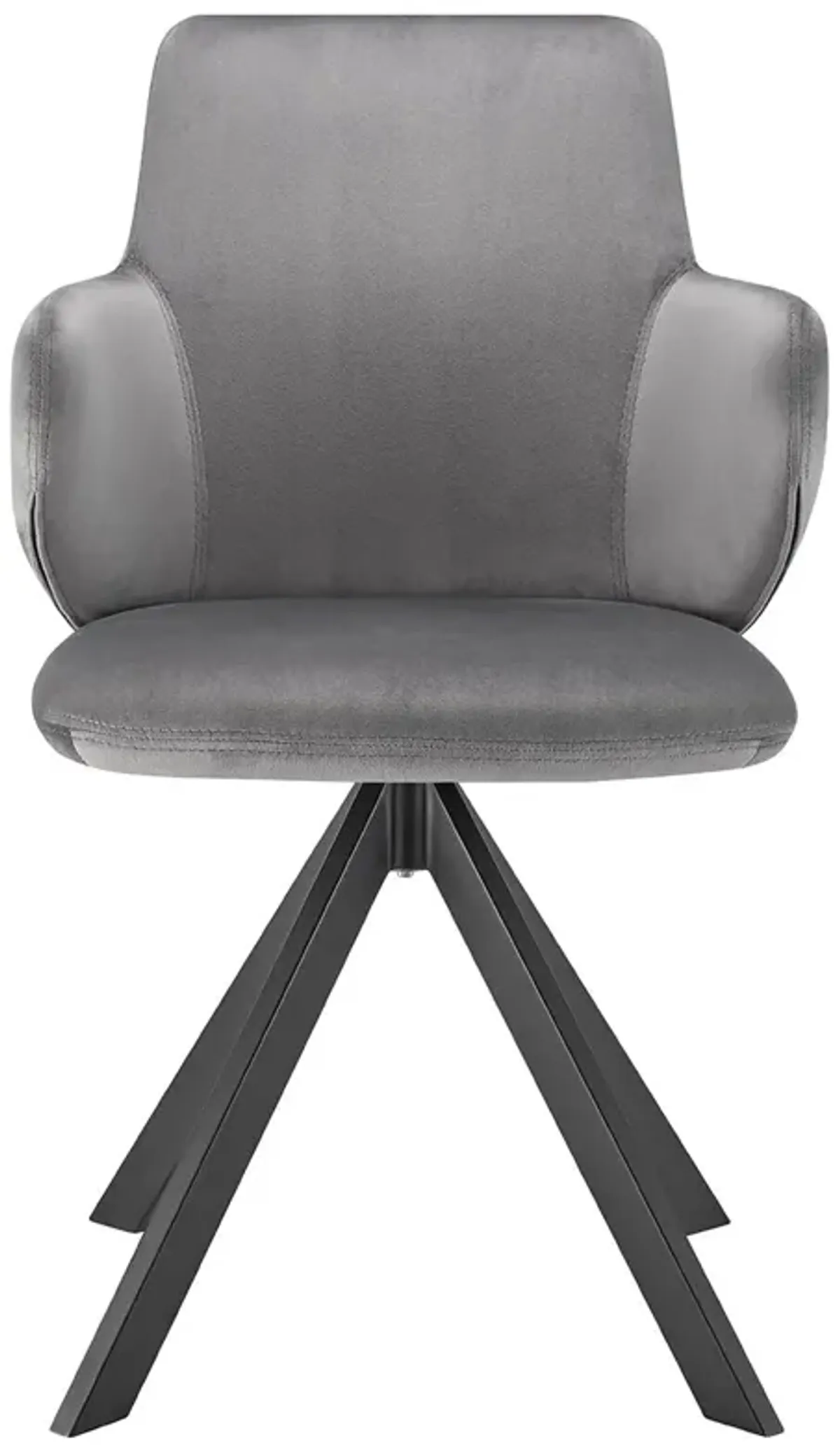 Velvique Swivel Side Chair, Velvet