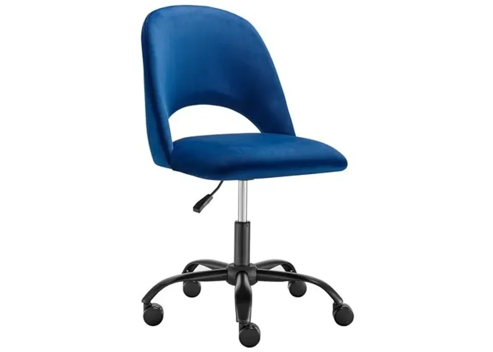 Velstara Office Chair - Velvet - Blue