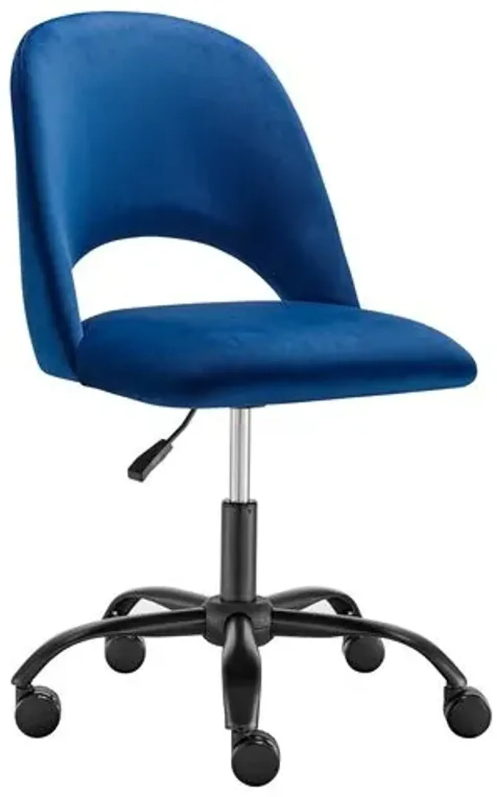 Velstara Office Chair - Velvet - Blue