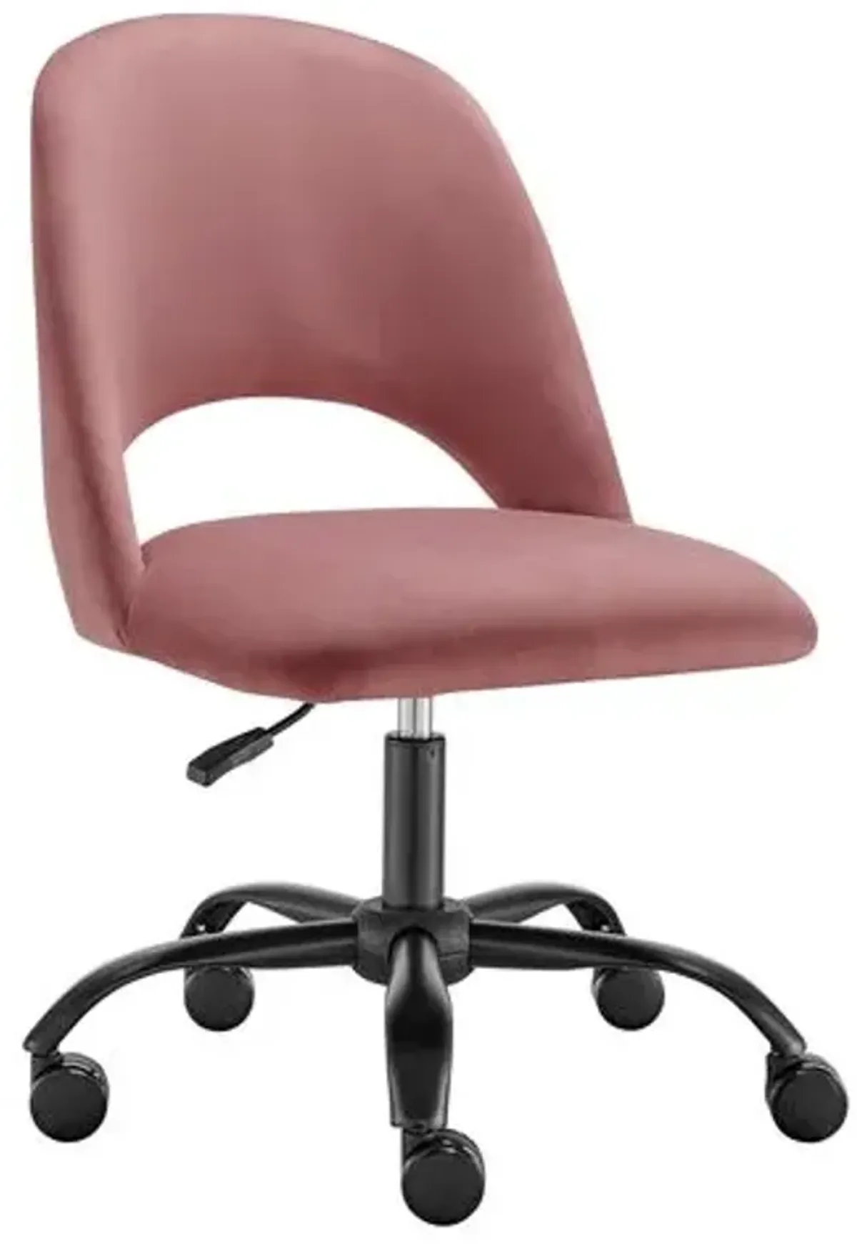 Velstara Office Chair - Velvet - Pink