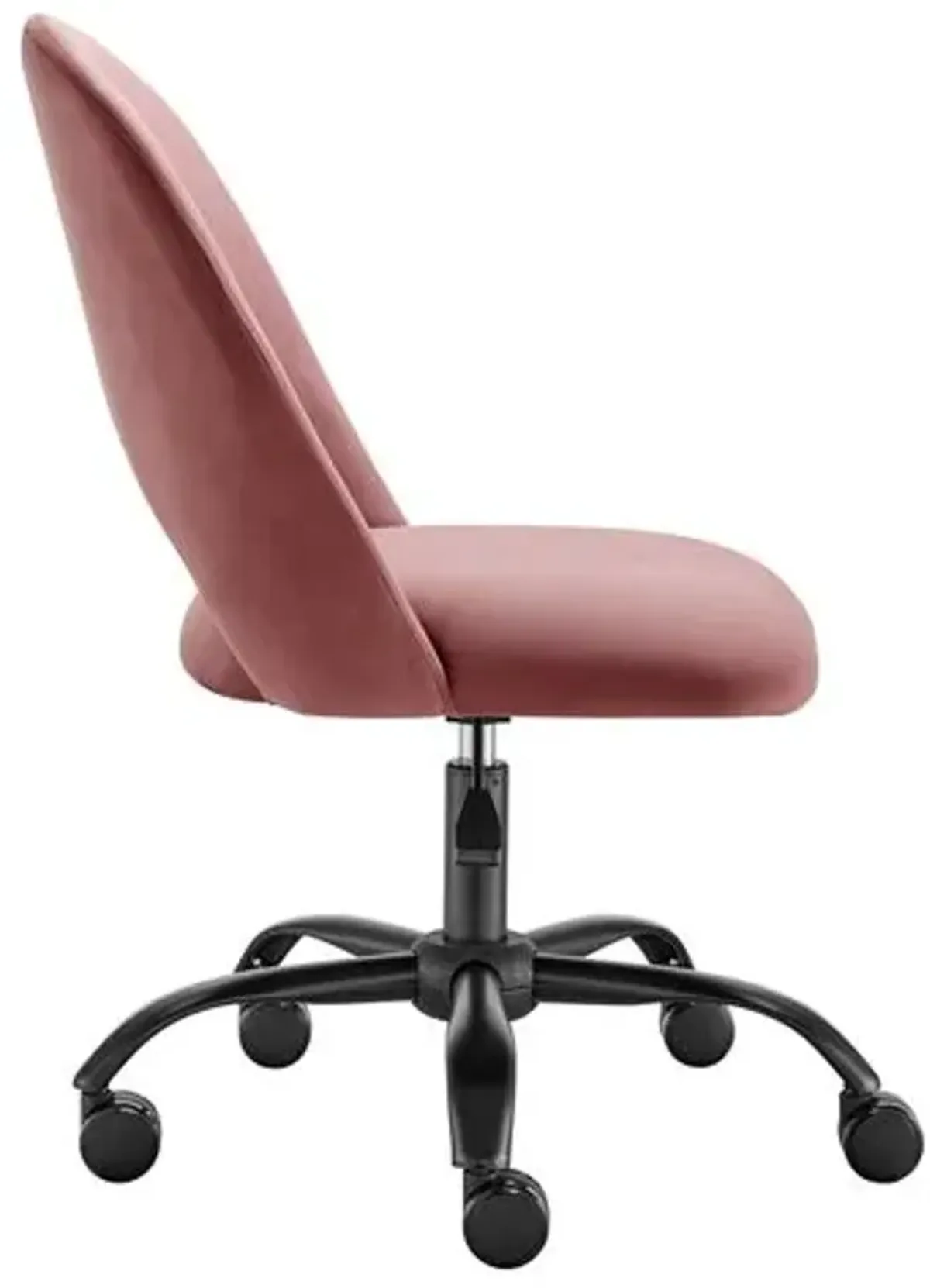 Velstara Office Chair - Velvet - Pink