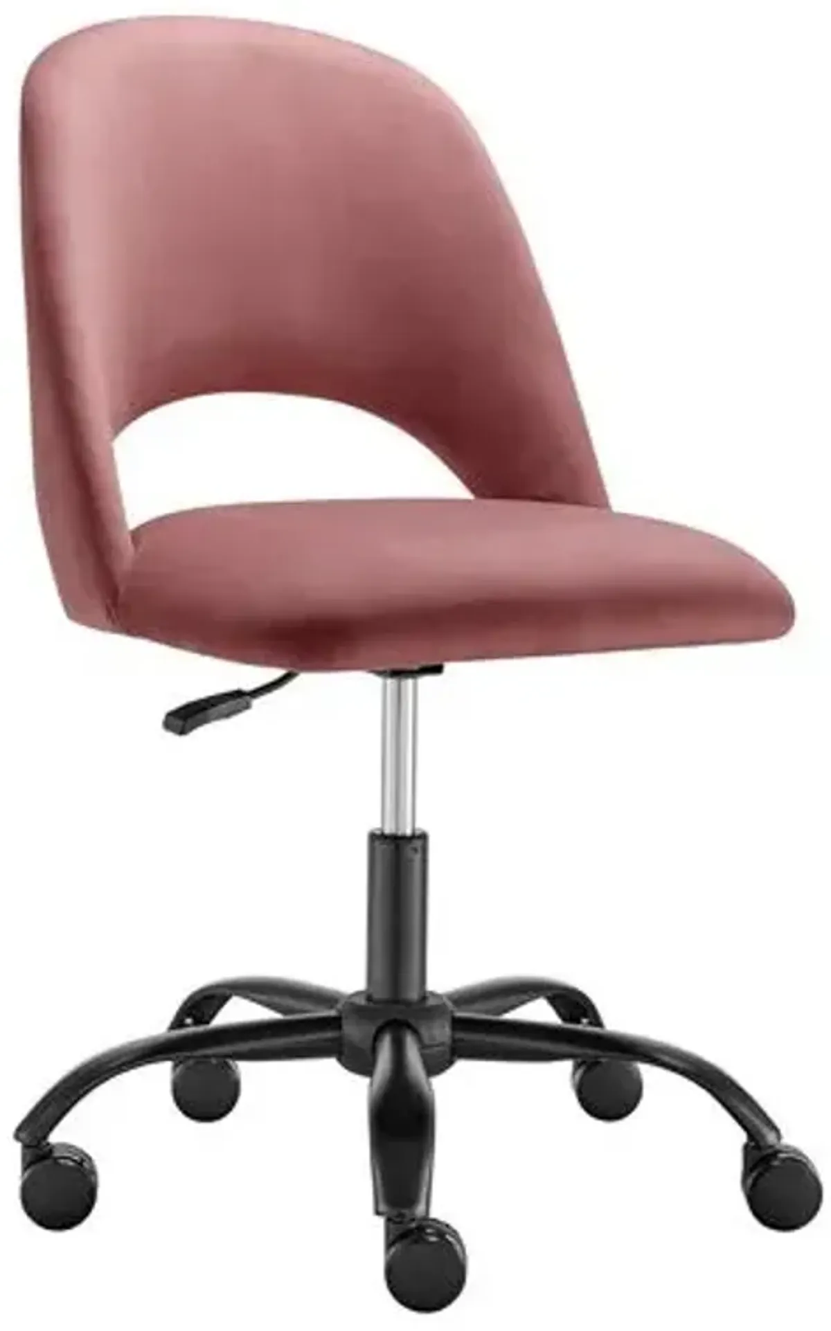 Velstara Office Chair - Velvet - Pink