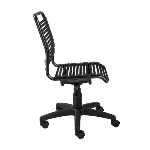 Flexara Bungie Flat Low Back Office Chair - Black