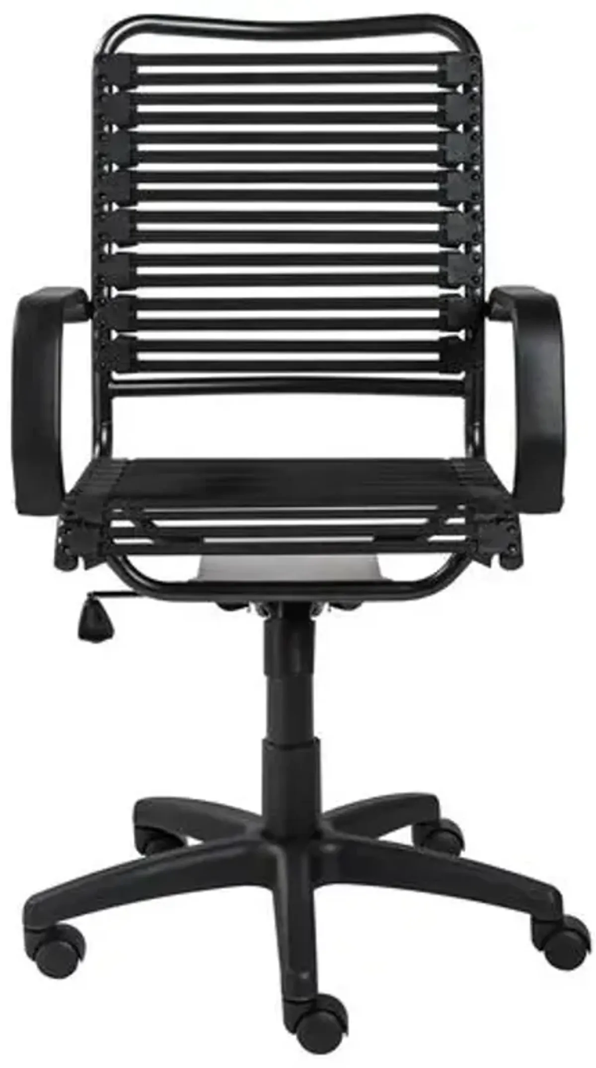 Flexara Bungie Flat High Back Office Chair - Black