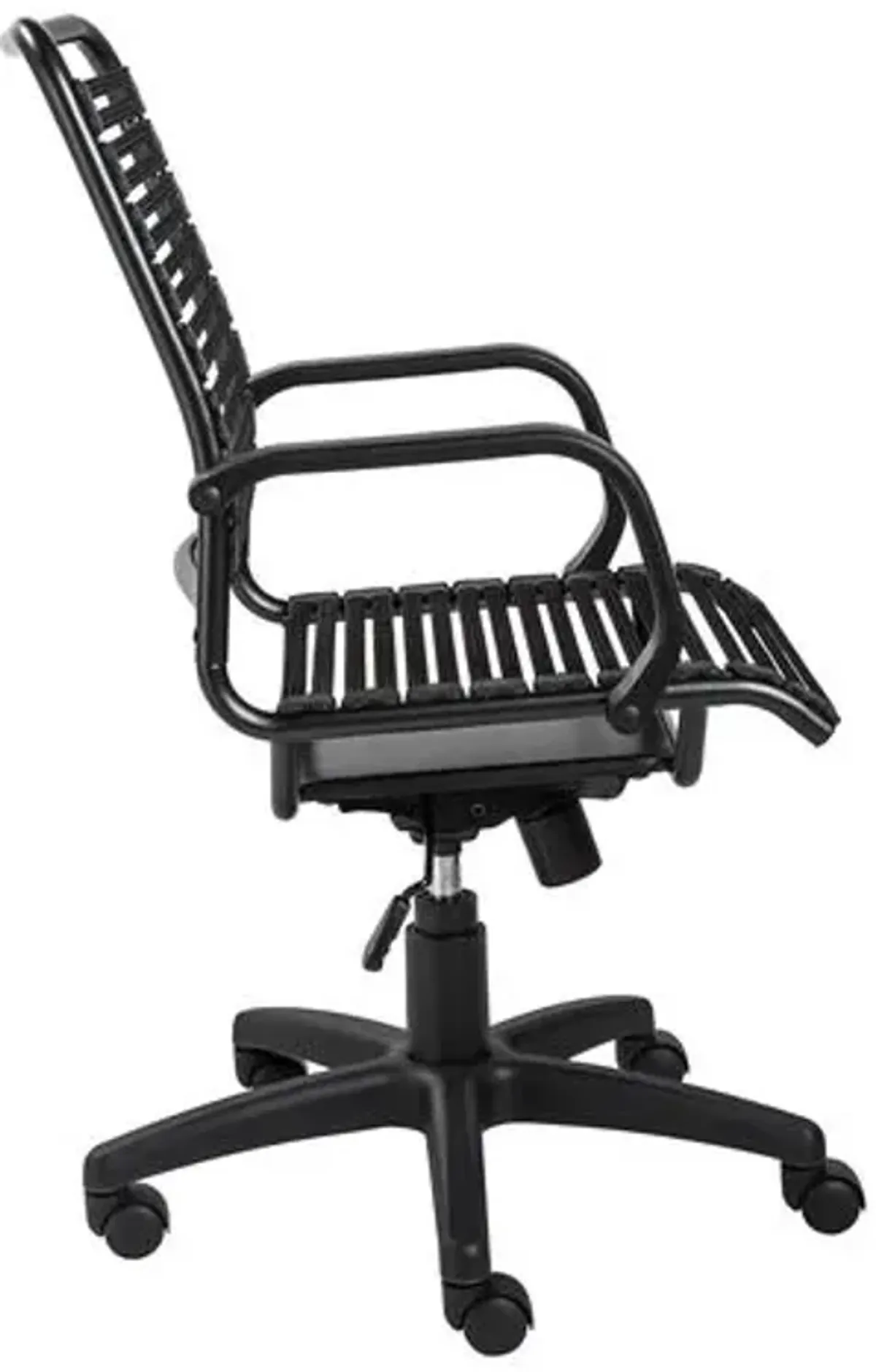 Flexara Bungie Flat High Back Office Chair - Black