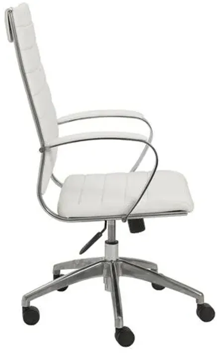 Osbert High Back Office Chair - White