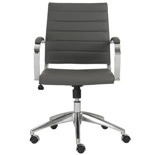 Osbert Low Back Office Chair - Gray