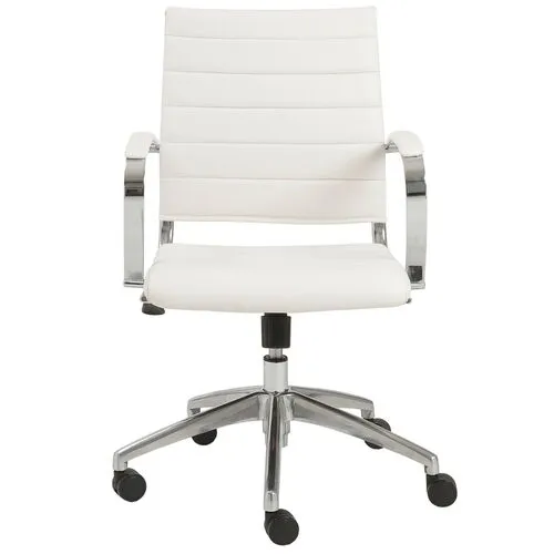 Osbert Low Back Office Chair - White