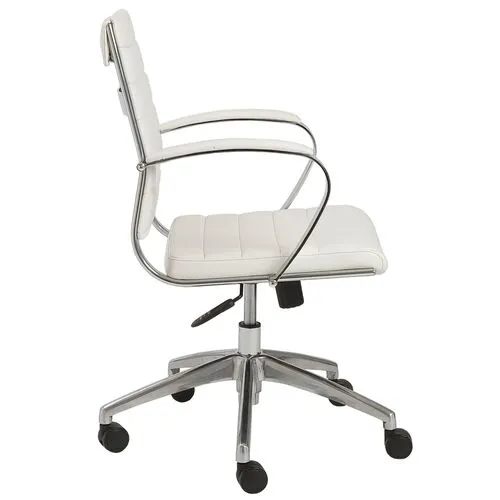 Osbert Low Back Office Chair - White