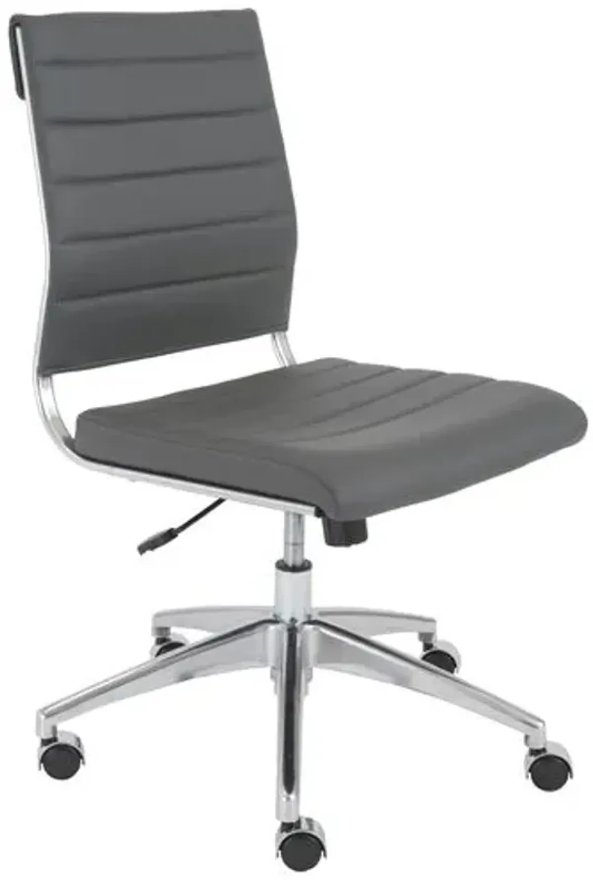 Osbert Low Back Armless Office Chair - Gray