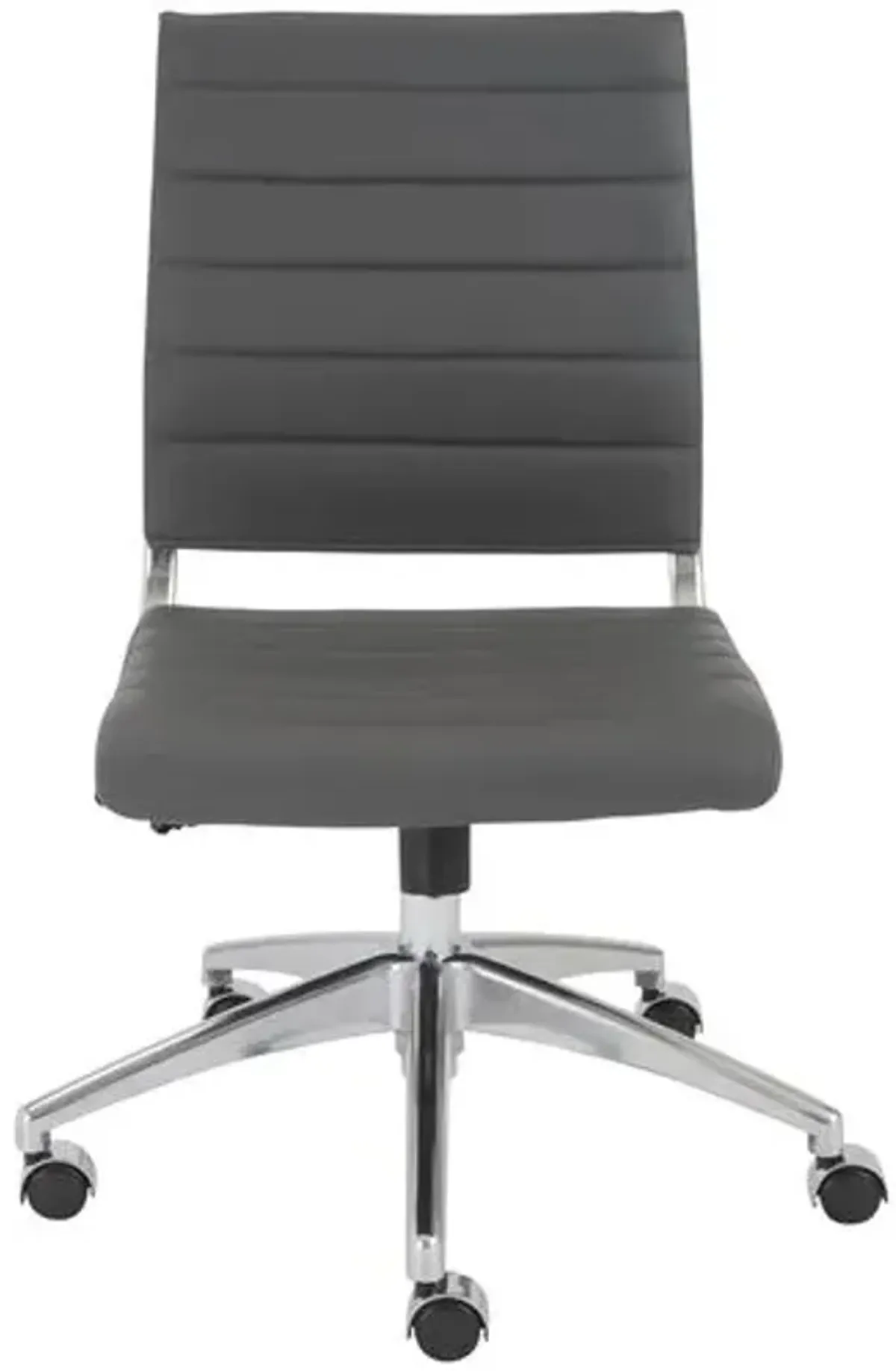 Osbert Low Back Armless Office Chair - Gray