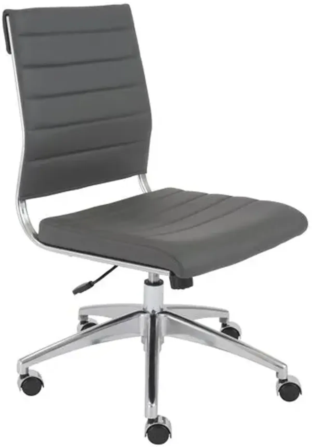 Osbert Low Back Armless Office Chair - Gray