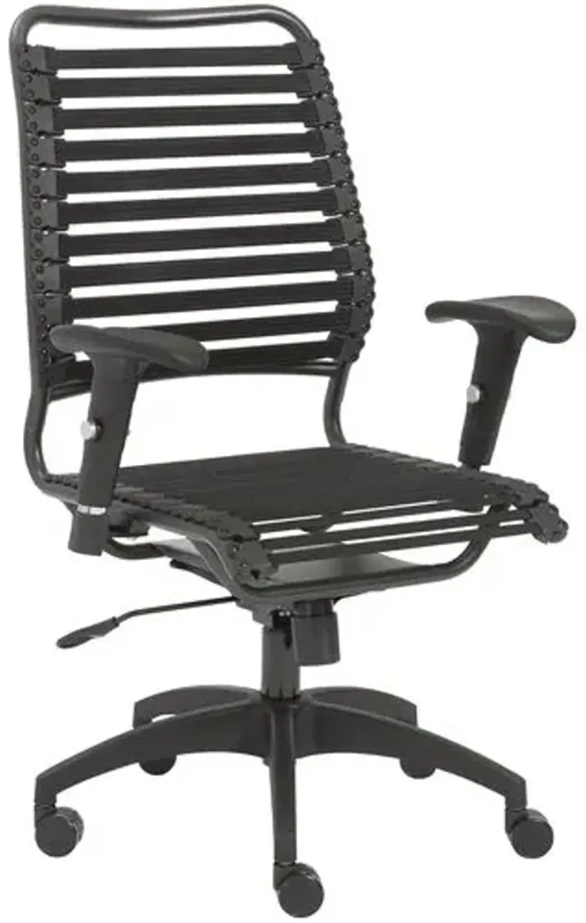 Bungie Comfort Flat High Back Office Chair - Black