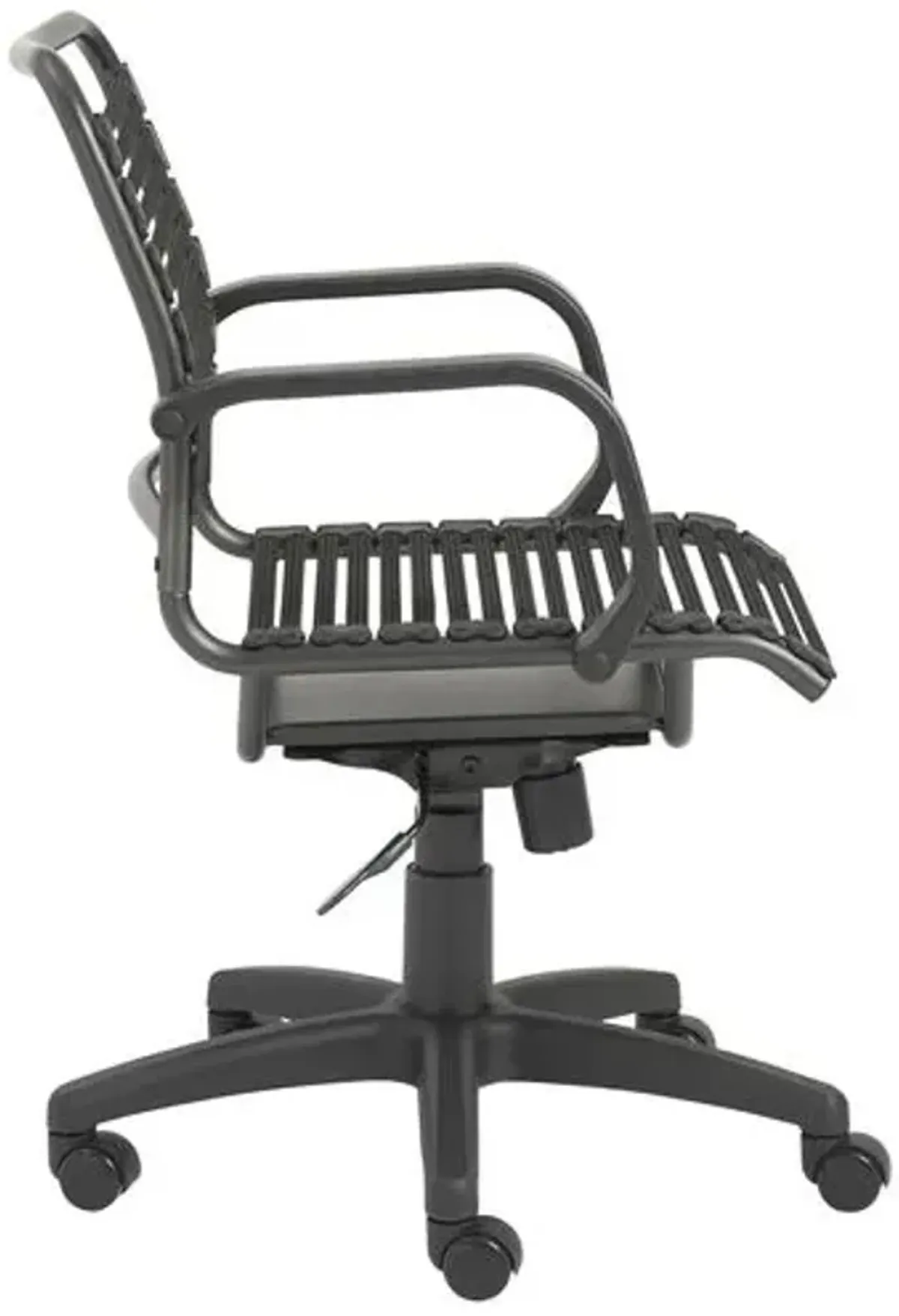 Cordis Flat Mid Back Office Chair - Black