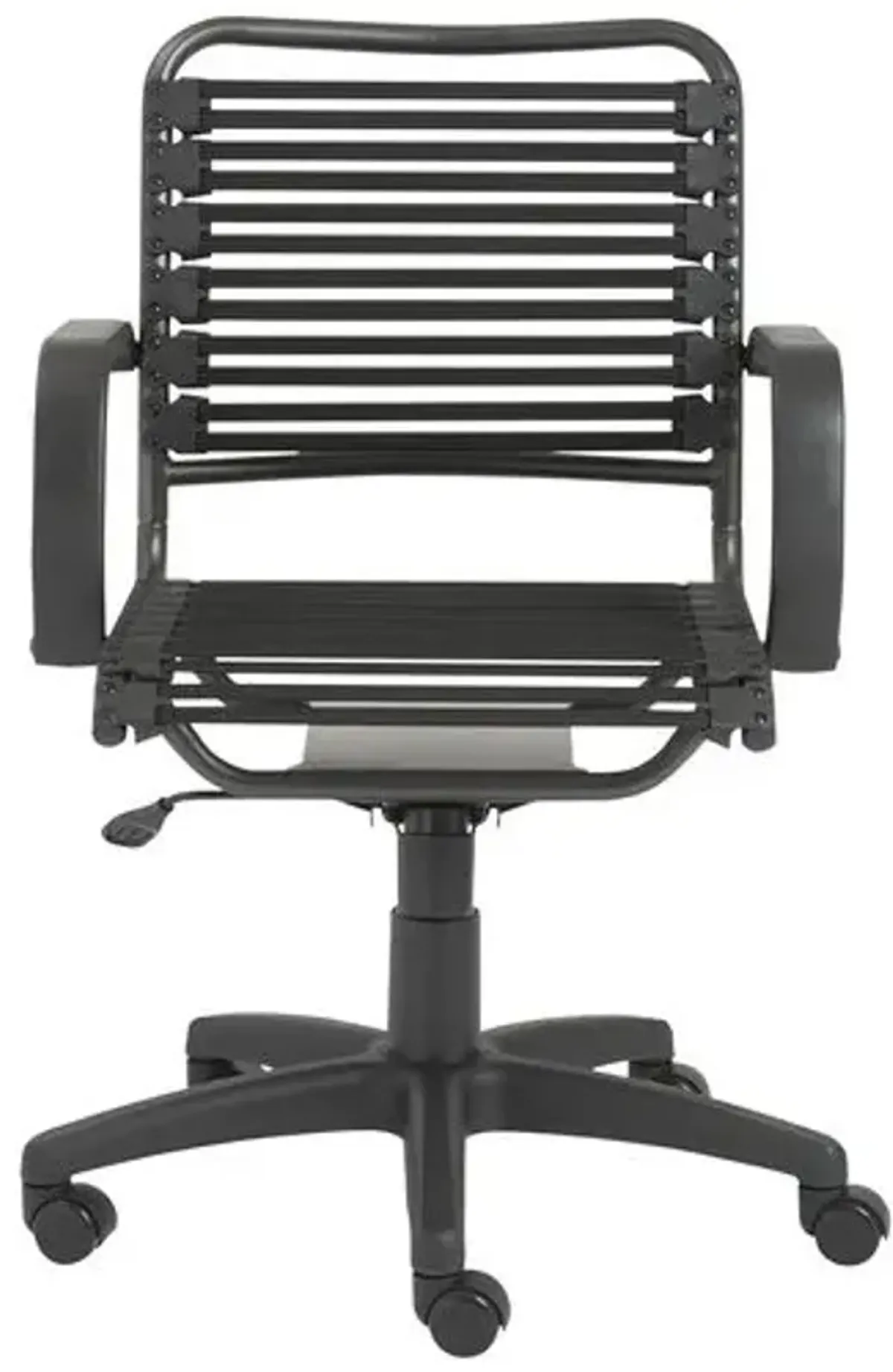 Cordis Flat Mid Back Office Chair - Black