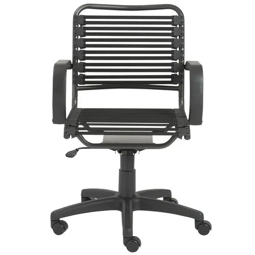 Cordis Flat Mid Back Office Chair - Black