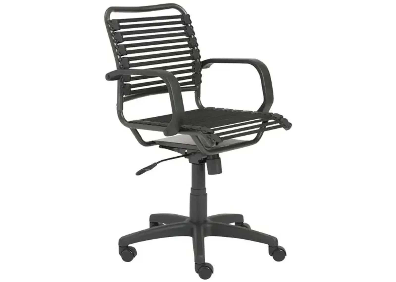 Cordis Flat Mid Back Office Chair - Black