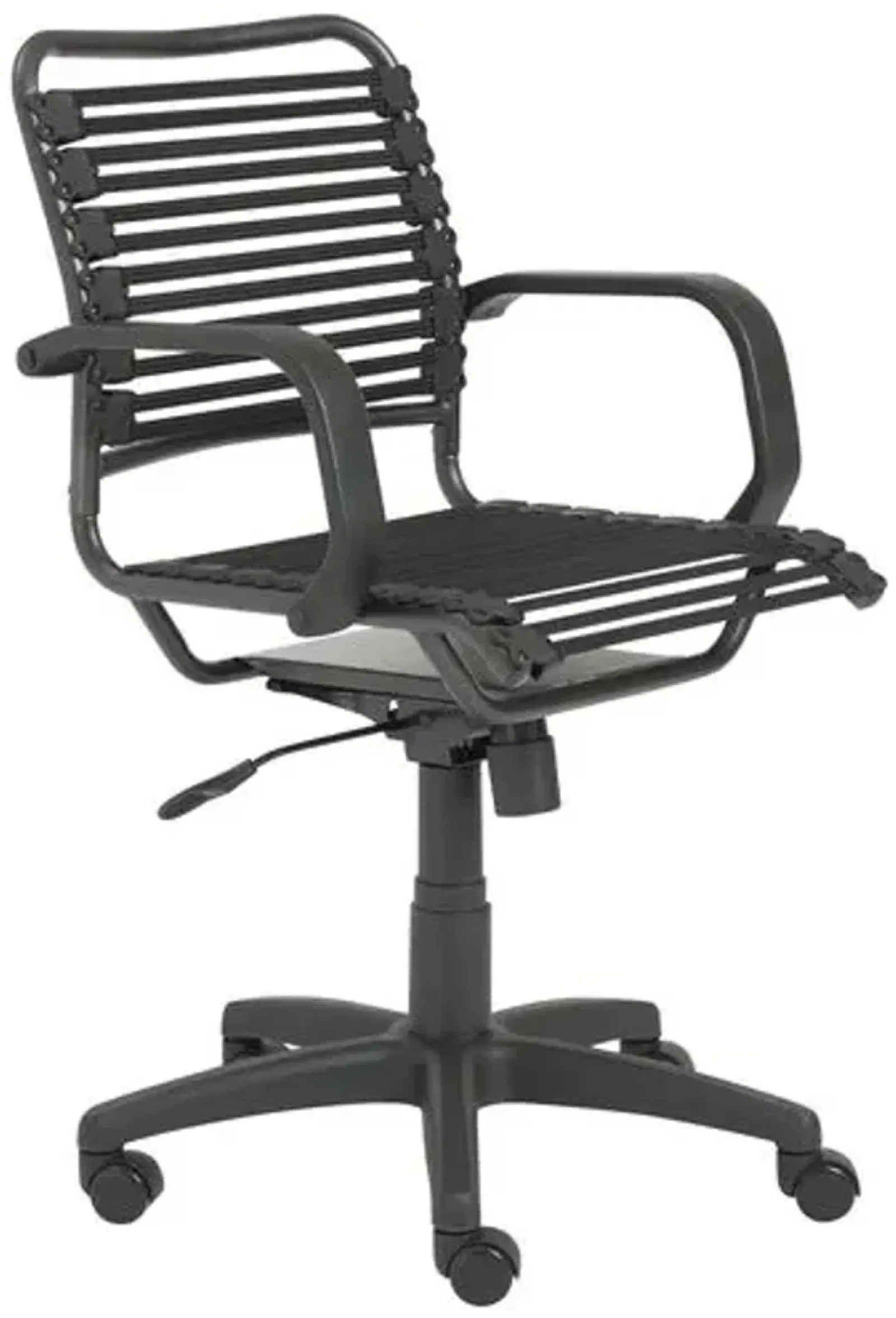 Cordis Flat Mid Back Office Chair - Black