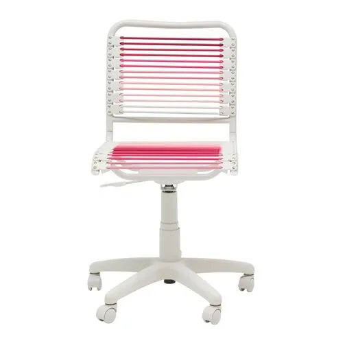 Cordis Low Back Office Chair with J Fittings - Pink