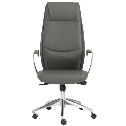 Vireton High Back Office Chair - Gray