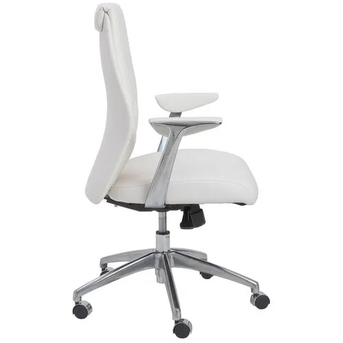 Vireton Low Back Office Chair - White