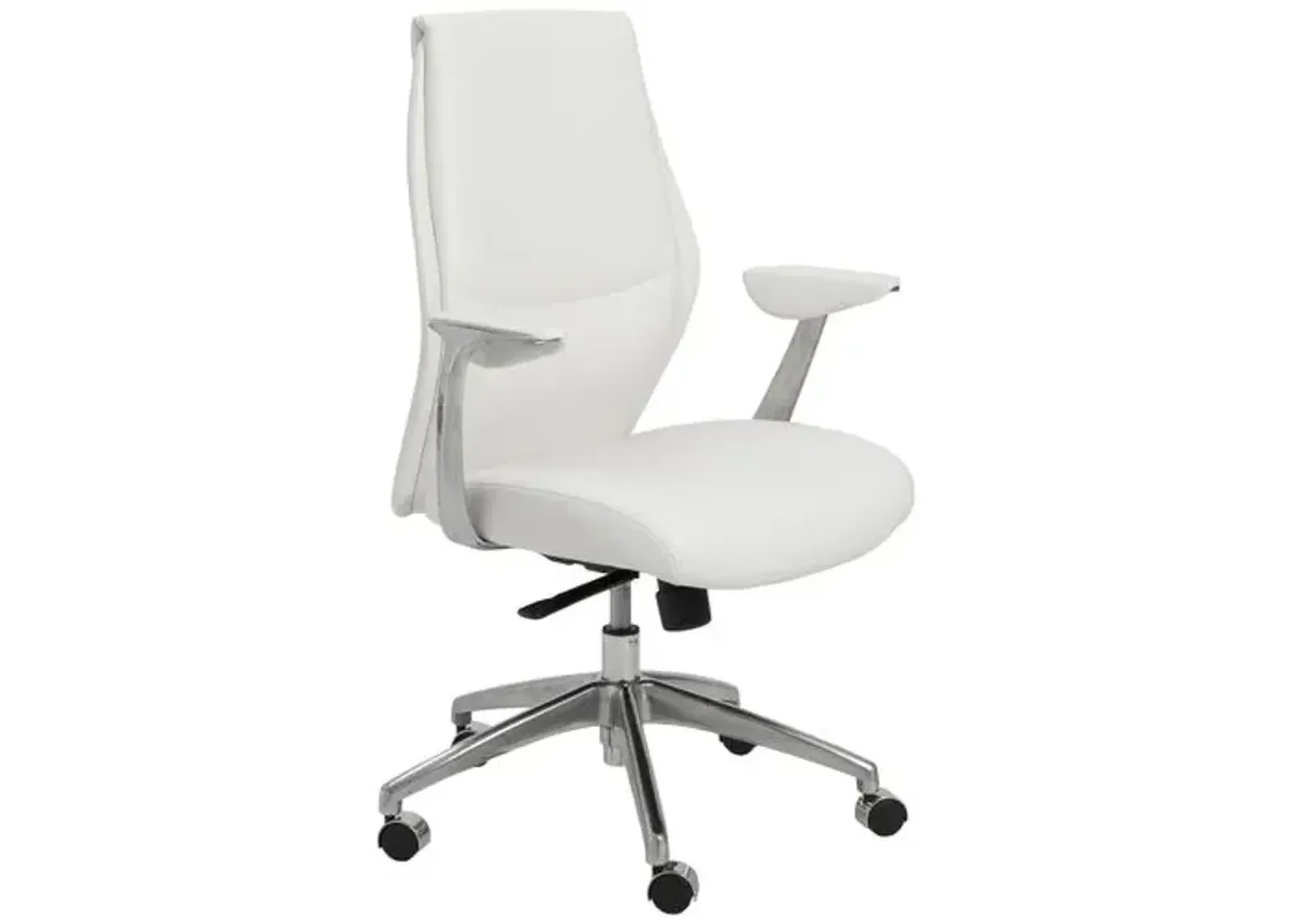 Vireton Low Back Office Chair - White