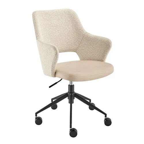 Swayfield Office Chair - Ivory