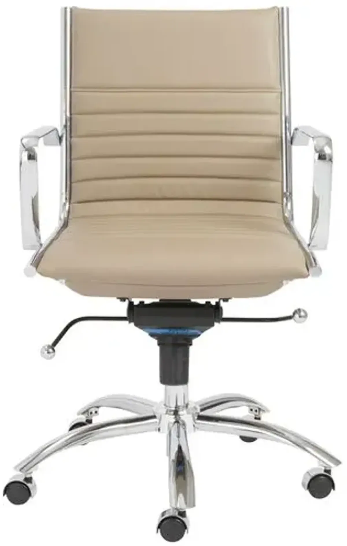 Homer Low Back Office Chair - Leatherette - Brown