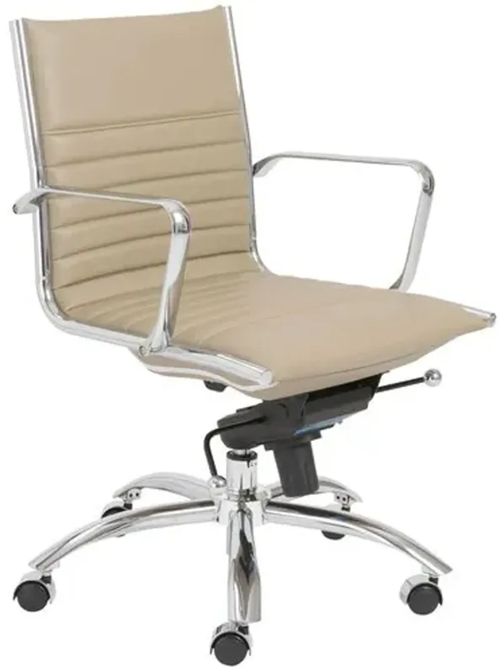 Homer Low Back Office Chair - Leatherette - Brown