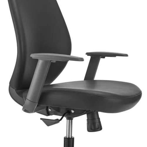 Tevin High Back Office Chair - Black