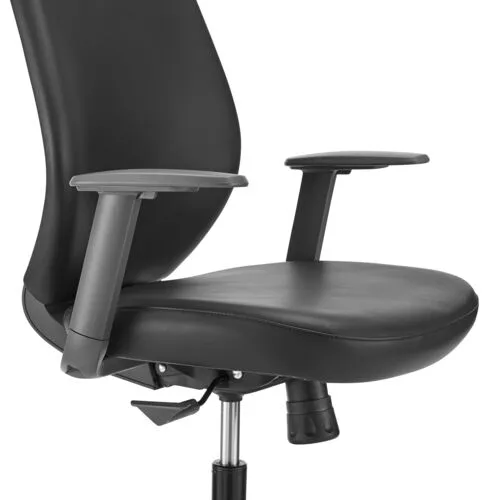 Tevin Low Back Office Chair - Black